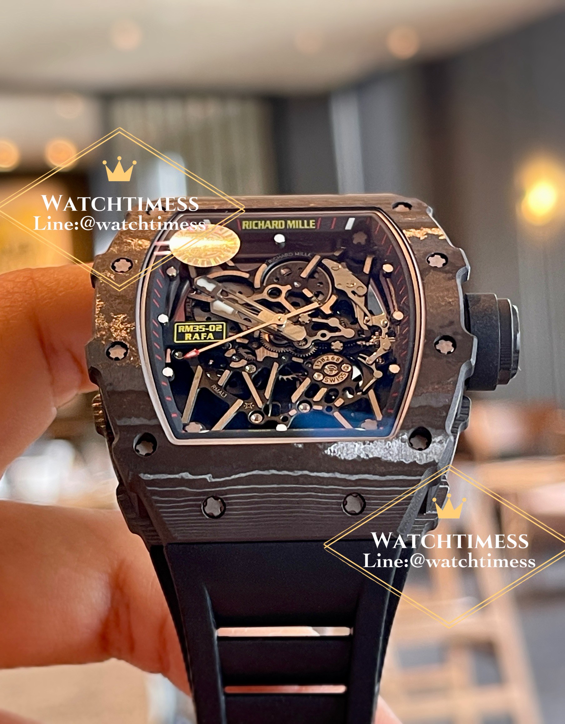 New ZF v.7❗️Richard Mile RM35-02 Rafael Nadal Working Tourbillon Quartz ZF V.7 Factory - Image 3