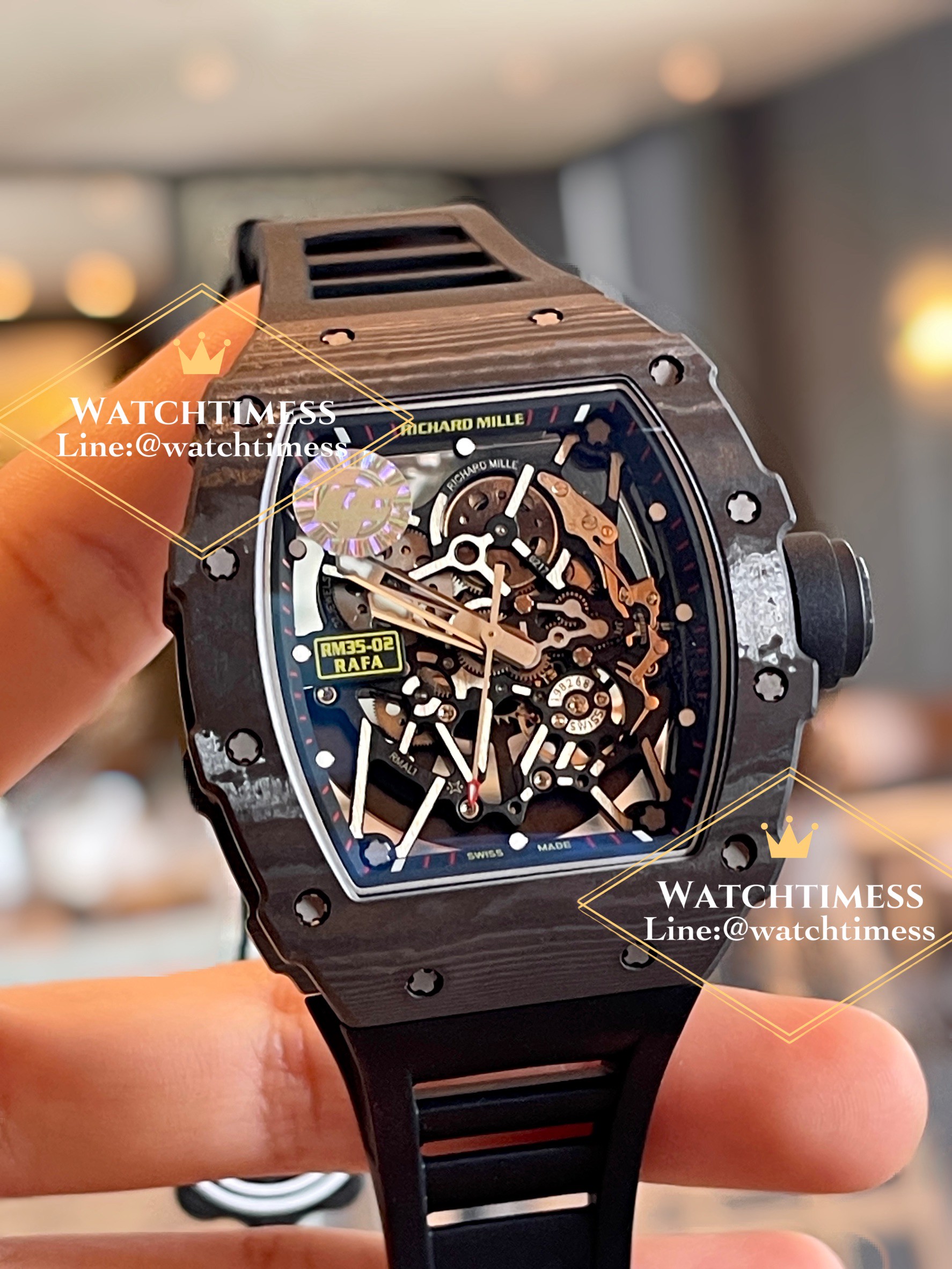 New ZF v.7❗️Richard Mile RM35-02 Rafael Nadal Working Tourbillon Quartz ZF V.7 Factory - Image 5