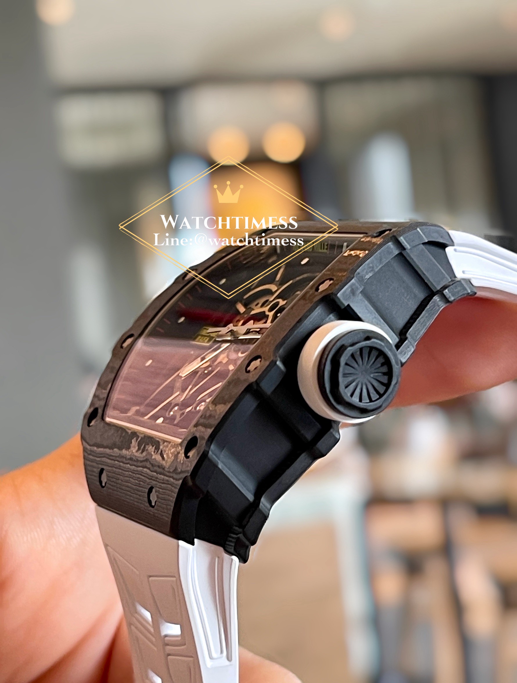 New ZF v.7❗️Richard Mile RM35-02 Rafael Nadal Working Tourbillon White Quartz ZF V.7 Factory - Image 7