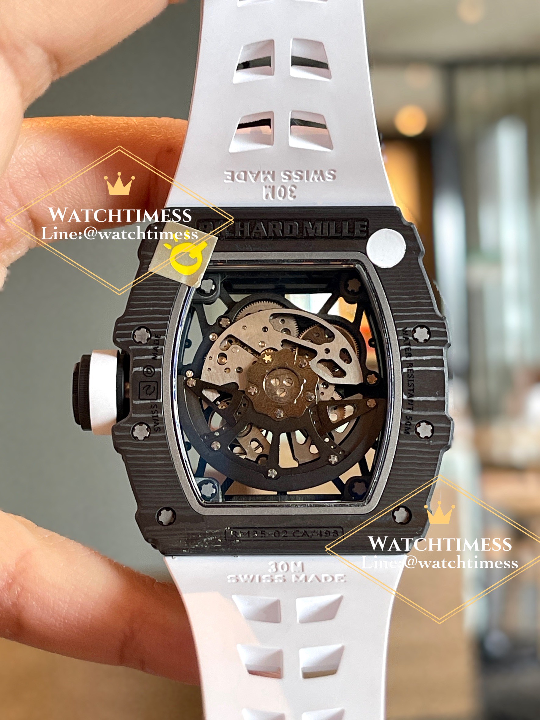 New ZF v.7❗️Richard Mile RM35-02 Rafael Nadal Working Tourbillon White Quartz ZF V.7 Factory - Image 10