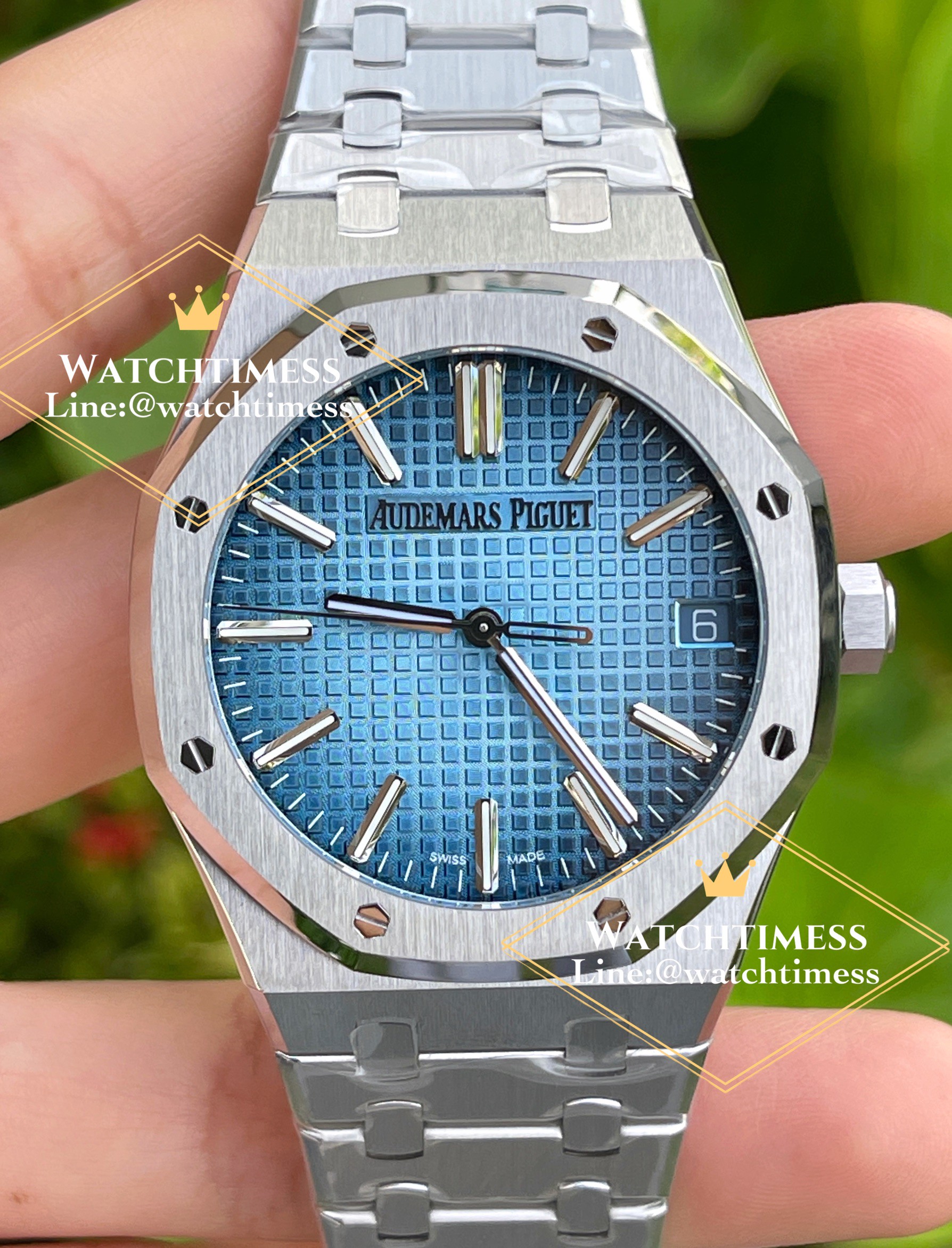 Audemars Piguet Royal Oak “Smoke Blue” Dial Ref.15510BC ZF Factory - Image 3