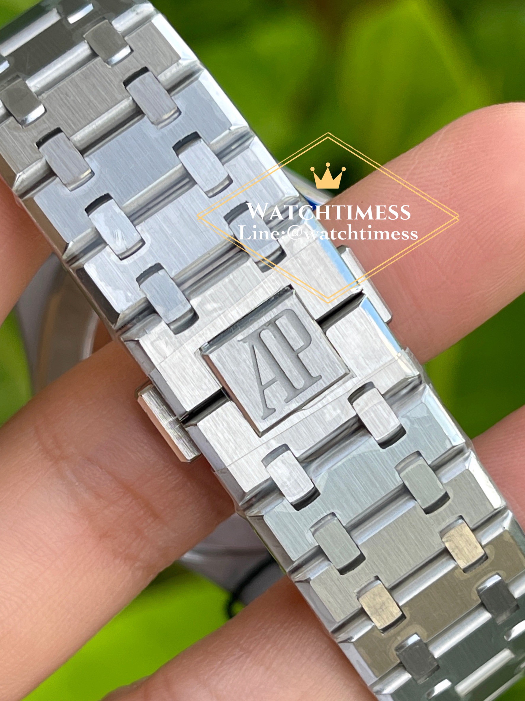 Audemars Piguet Royal Oak “Ice Blue” Baguette Dial Limited Edition ZF Factory - Image 12