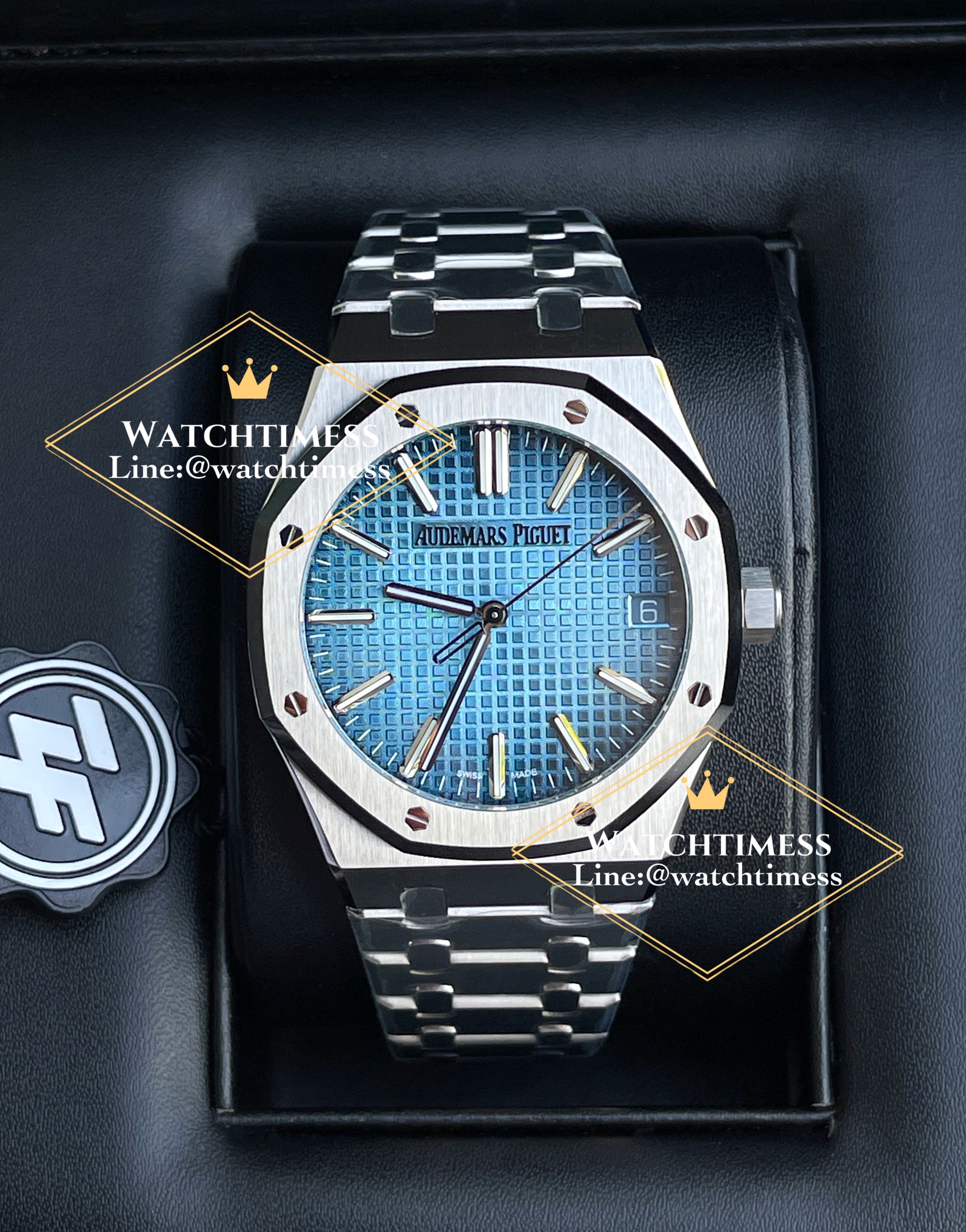 Audemars Piguet Royal Oak “Smoke Blue” Dial Ref.15510BC ZF Factory - Image 5