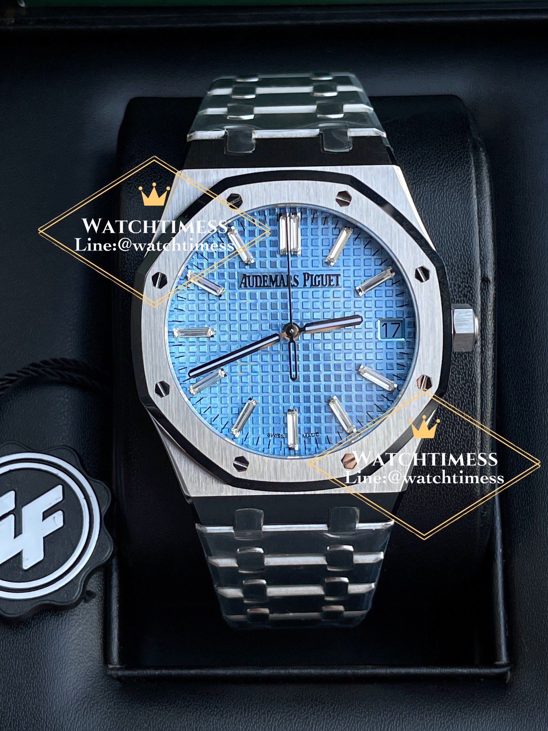 Audemars Piguet Royal Oak “Ice Blue” Baguette Dial Limited Edition ZF Factory - Image 5