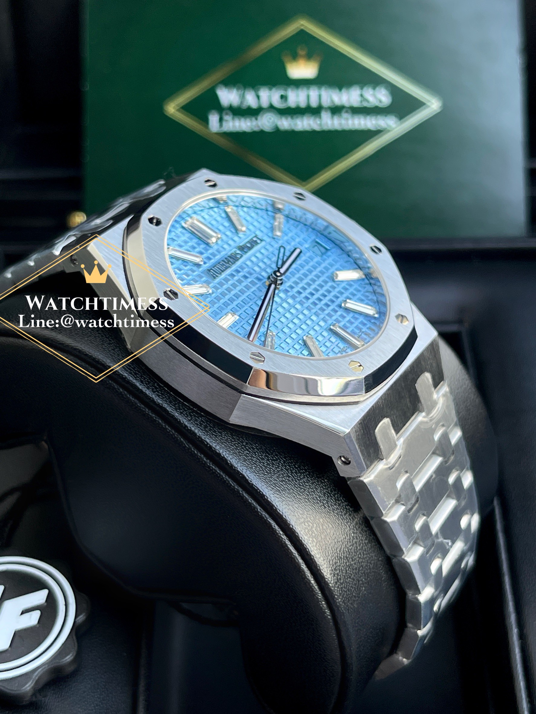 Audemars Piguet Royal Oak “Ice Blue” Baguette Dial Limited Edition ZF Factory - Image 6