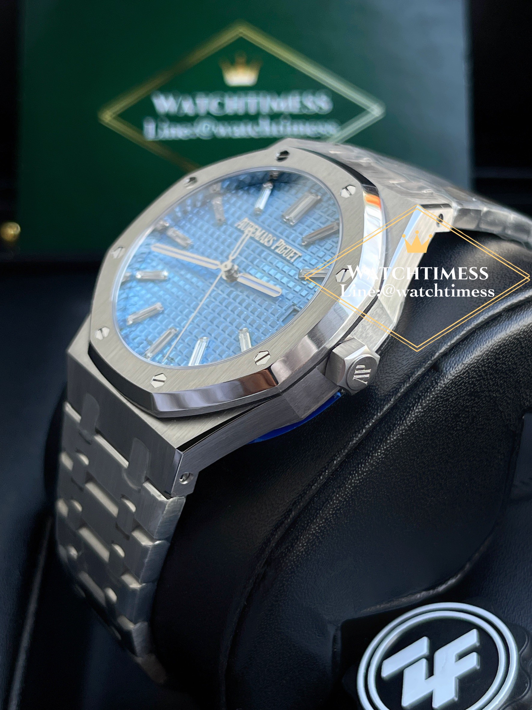 Audemars Piguet Royal Oak “Ice Blue” Baguette Dial Limited Edition ZF Factory - Image 7