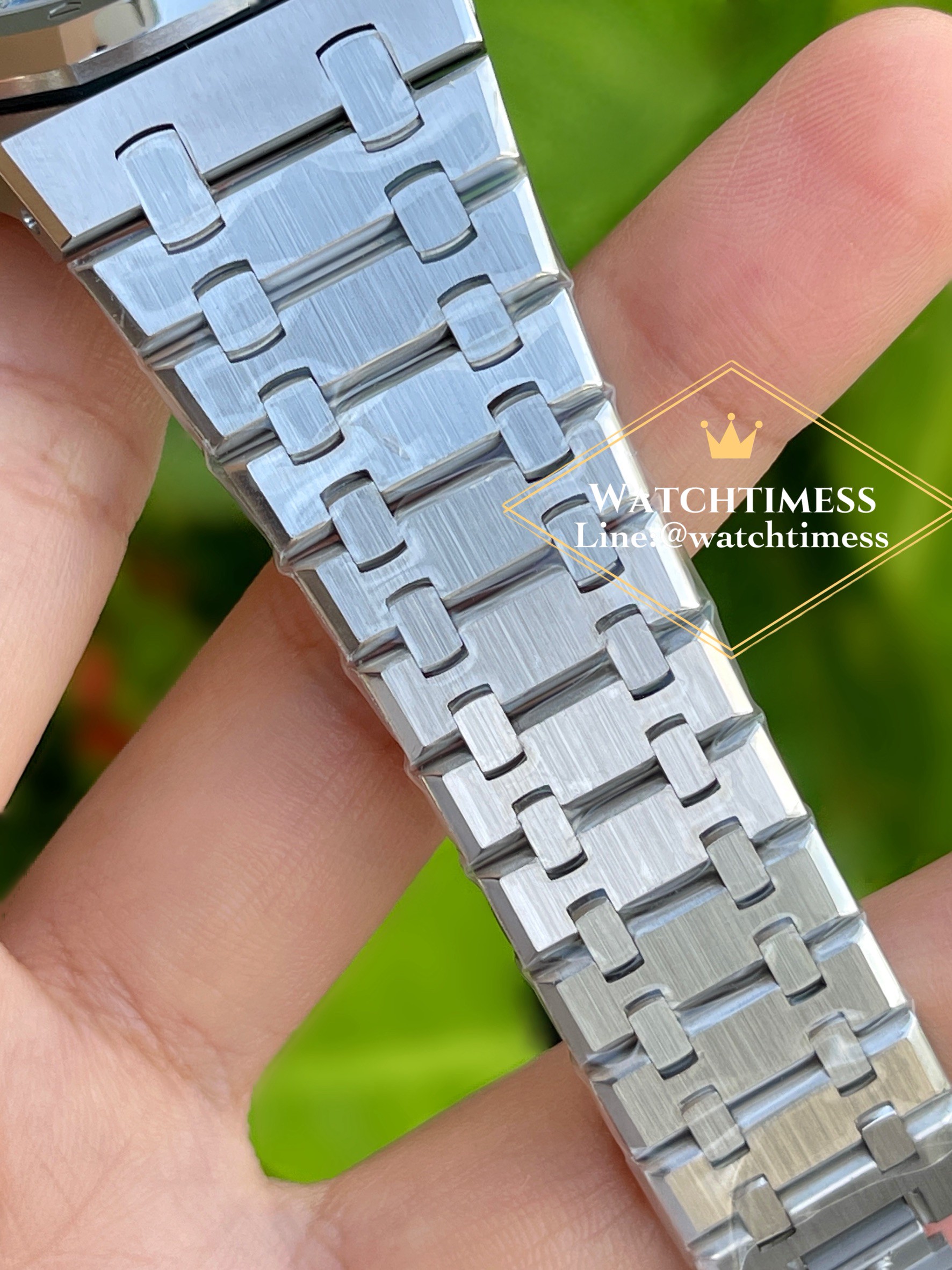 Audemars Piguet Royal Oak “Ice Blue” Baguette Dial Limited Edition ZF Factory - Image 9