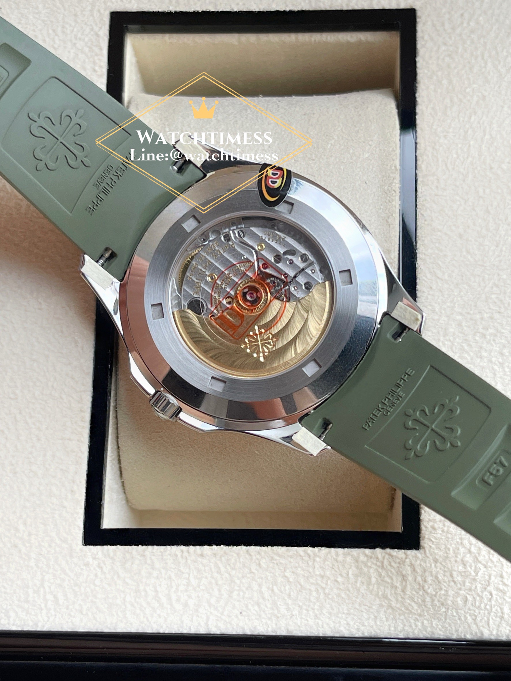 Patek Philippe Aquanaut 5168g-010 Green Dial DDF Factory . - Image 12