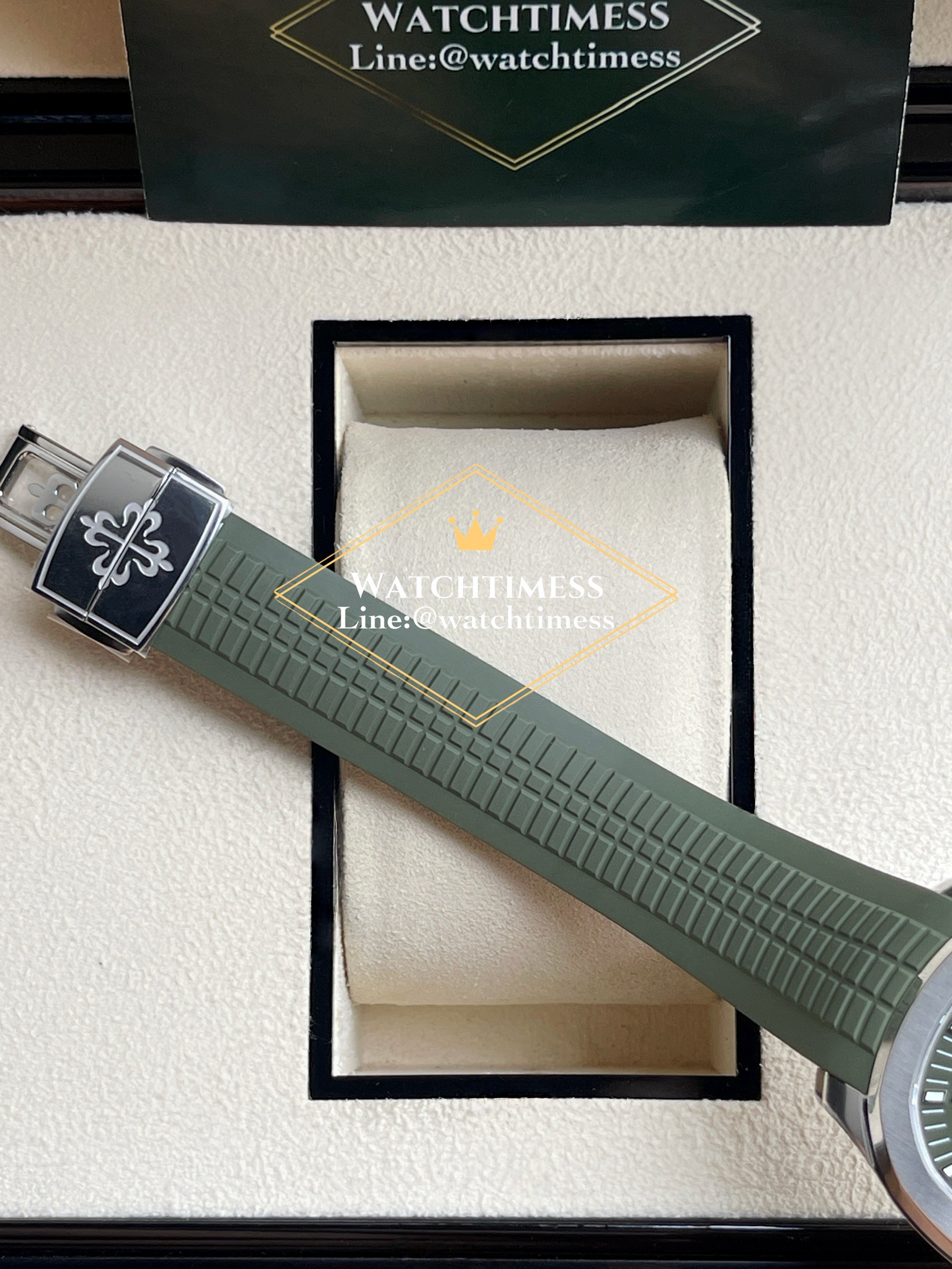 Patek Philippe Aquanaut 5168g-010 Green Dial DDF Factory . - Image 10