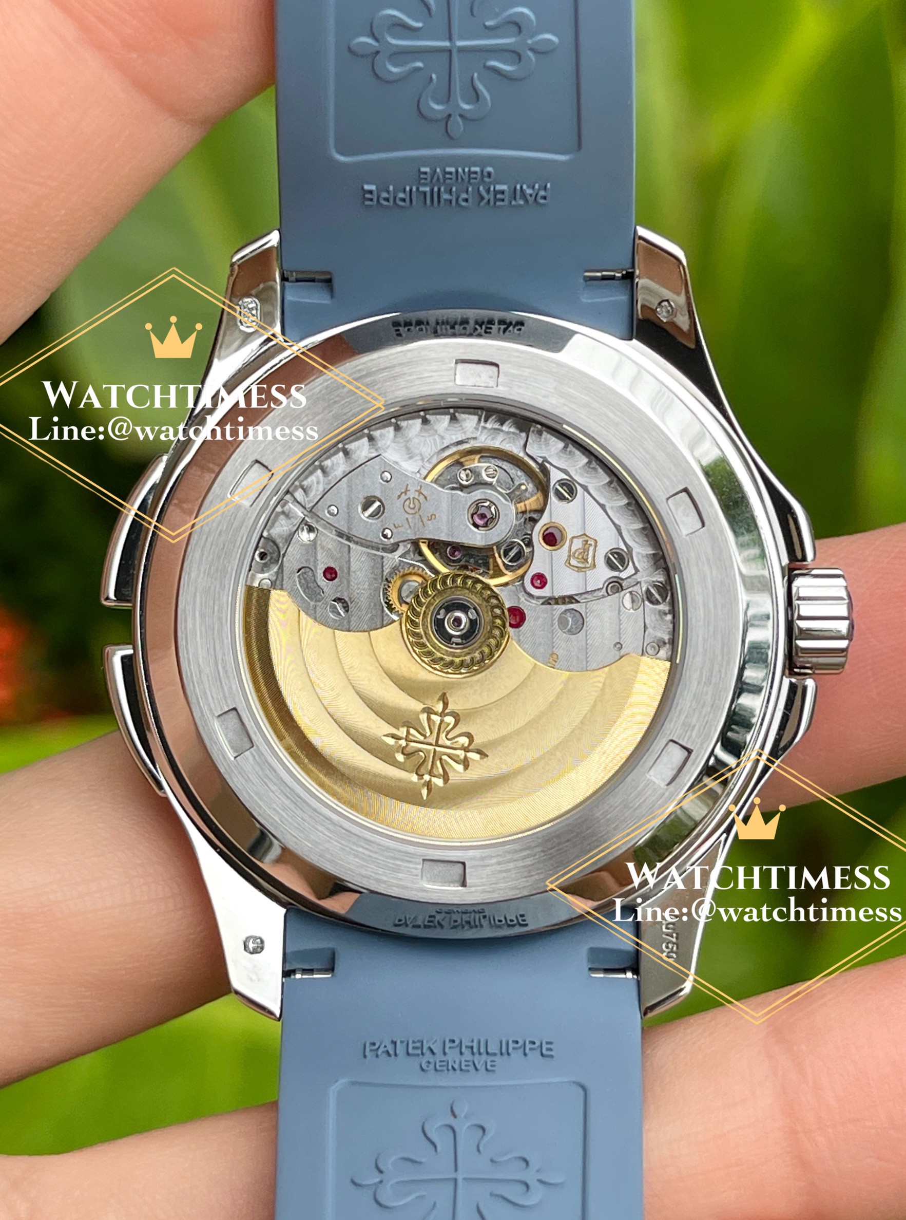 Patek Philippe Aquanaut 5164G-001 Travel Time Blue-Gray ZF Factory - Image 7