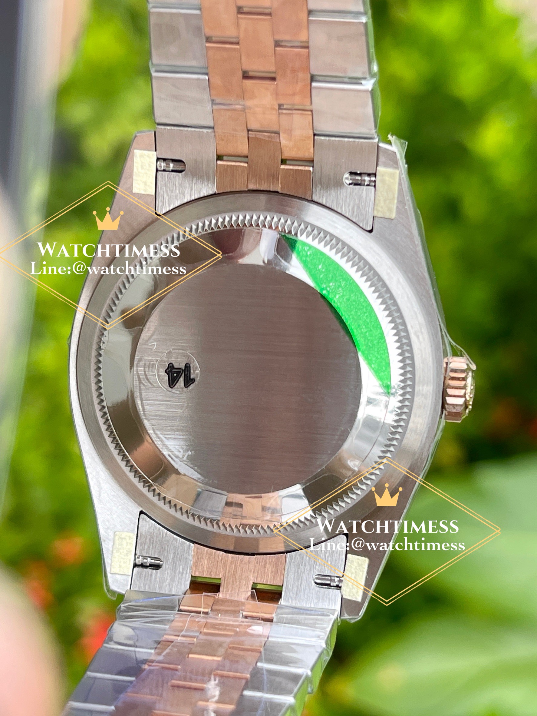 Rolex Datejust 36mm. Silver Fluted Motif Dial Twotone Rosegold Ref.126231 VSF Factory - Image 11