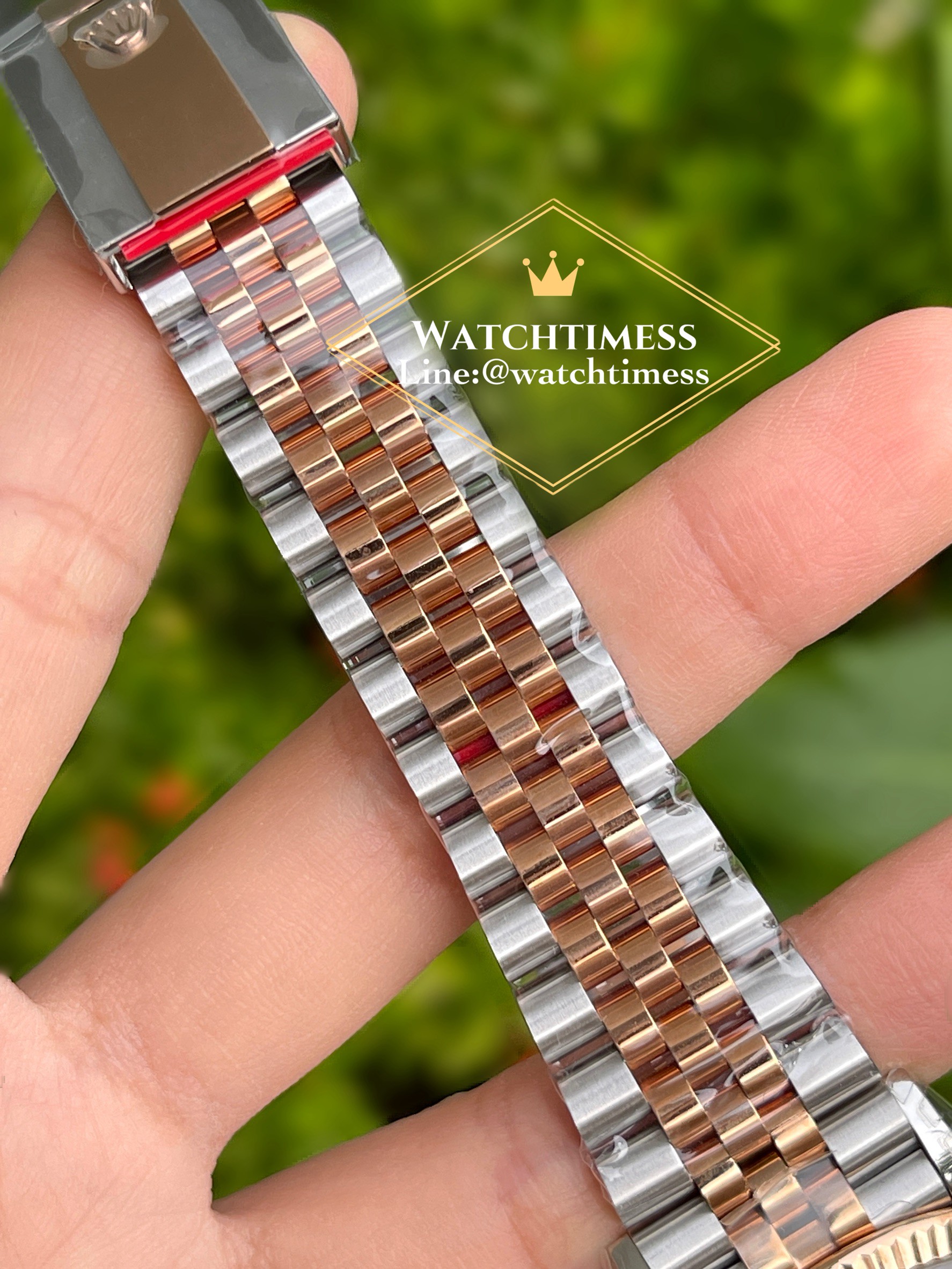 Rolex Datejust 36mm. Silver Fluted Motif Dial Twotone Rosegold Ref.126231 VSF Factory - Image 8