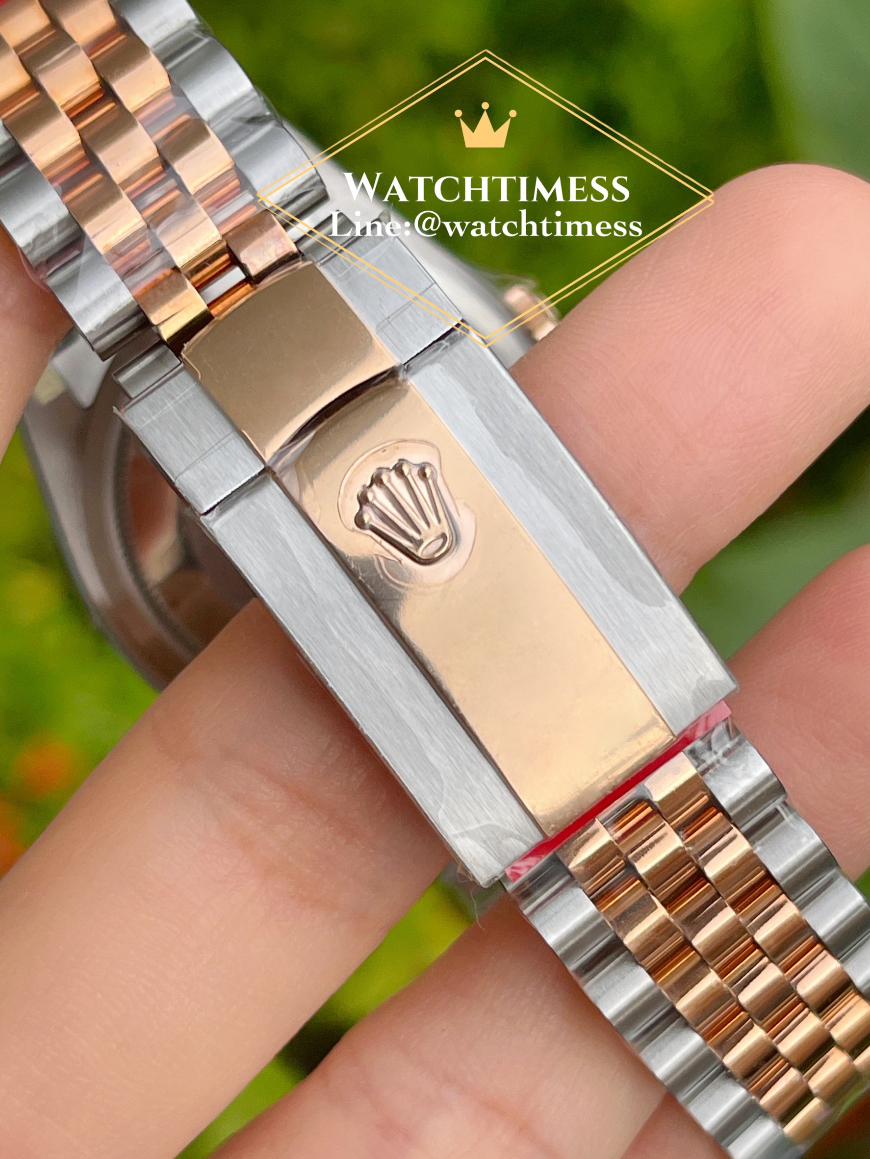 Rolex Datejust 36mm. Silver Fluted Motif Dial Twotone Rosegold Ref.126231 VSF Factory - Image 9